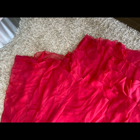 Pink and orange prom/grad dress with train - Picture 4 of 15